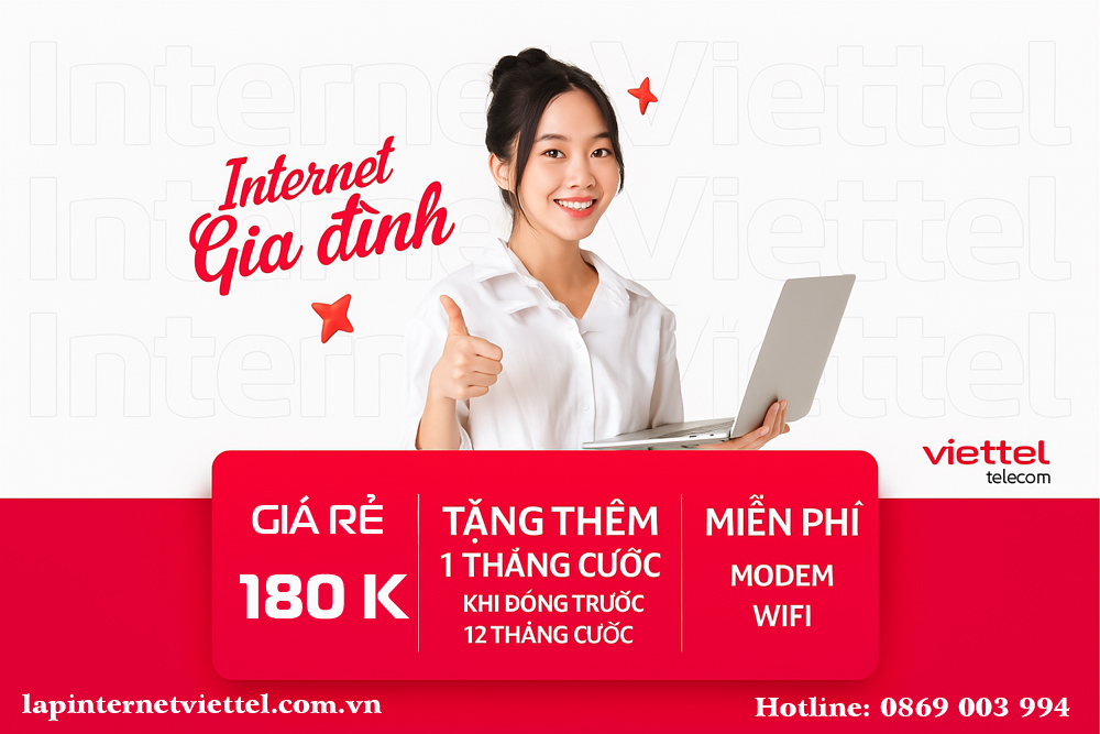 Ưu đãi khủng khi lựa chọn lắp mạng Viettel Vinhomes Smart City tại lapinternetviettel.com.vn