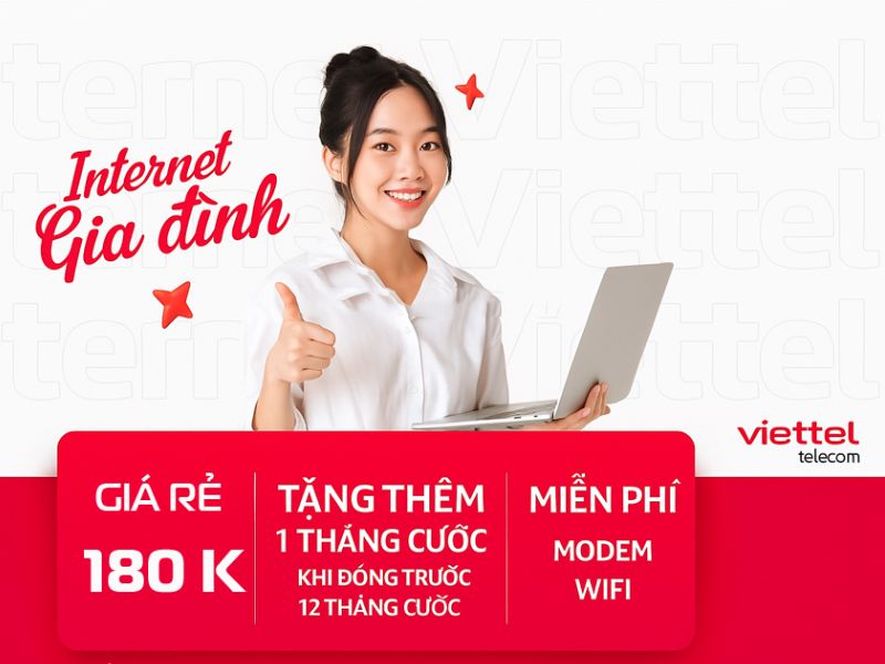Dễ dàng lắp đặt mạng internet Viettel Dễ dàng lắp đặt mạng internet Viettel