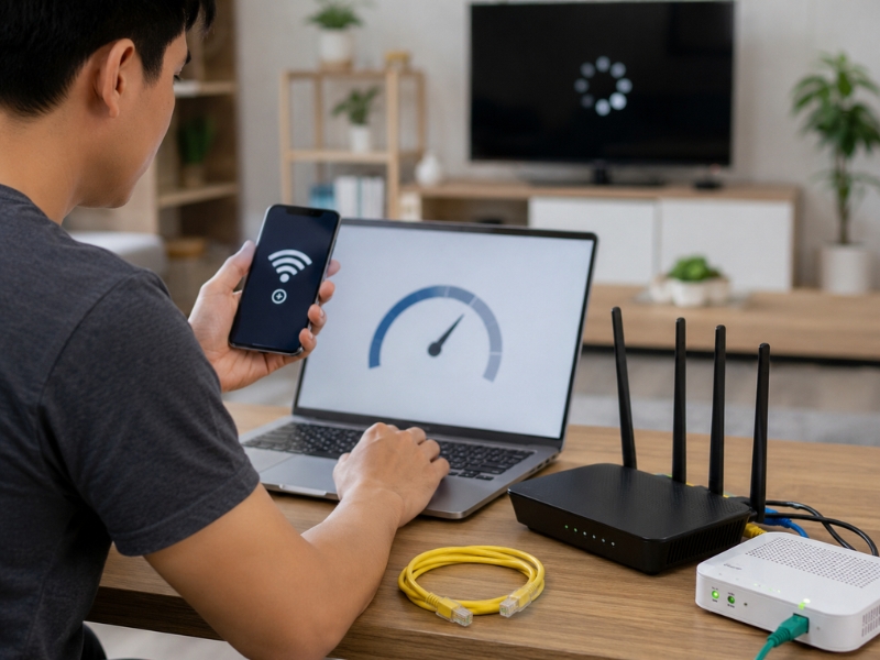 Kiểm tra lỗi mạng Viettel tại nhà
